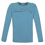 Rock experience REMT01492-O245-M Базовый слой с длинным рукавом Chandler 2.0 Голубой Moroccan Blue Melange M