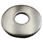 Forniture nautiche italiane Y6X24 A2 DIN9021 Плоская шайба 100 единицы измерения Grey 6 x 24 mm 