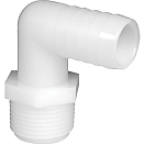 Купить Trac outdoors 38-33316W Соединитель колена с зазубриной для шланга Белая White 1 x 1´´  7ft.ru в интернет магазине Семь Футов