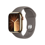 Apple MRJ63QL/A Watch Series 9 GPS+Cellular 41 mm Серый  Gold / Steel Clay M-L