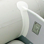 Фиксатор транца 25 мм (Цвет фурнитуры для лодок Серый) DJ502.