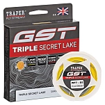 Traper fly 98050 Леска для нахлыста GST Triple Secret Lake S3 37.5 m Grey / Yellow Line 7