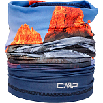 CMP 6595707_38CS-U Шарф-хомут 6595707 Многоцветный Fanta Fluo / Black