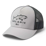 Pelagic 1202233000-LGY-0 Кепка Echo Performance Tuna  Light Grey