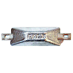 Bukh 110050 Bac Brera Type 5 Анод  Silver 164 x 46 mm
