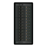 Blue sea systems 1223-bss Панель управления 12-позиционная 12VDC 100A Grey 19x27x11