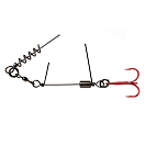 Купить Savage gear SVS72278 SS Corkscrew Stinger Связанные Крючки Red 2/0 7ft.ru в интернет магазине Семь Футов