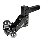 Fultyme rv 590-1040 Регулируемое тягово-сцепное устройство с тремя шарами Серебристый Black 3500-10000 Lbs
