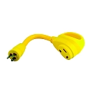 Купить Parkpower by marinco 679-1530ARV Адаптер Dogbone 1530ARV Желтый Yellow 15A Male/30A Female 7ft.ru в интернет магазине Семь Футов