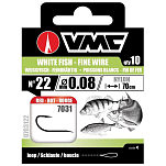 VMC 0703114 White Fish Fine Wire Связанные Крючки Красный Red 14 
