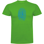 Kruskis CA65500683S198 Футболка с коротким рукавом Sailor Fingerprint Зеленый Green 3XL