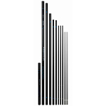 Matrix fishing GPO185 MTX Power 11.00 M приклад секция Серебристый Black