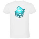 Kruskis CA65500101S073 Футболка с коротким рукавом Underwater Dream Белая White S
