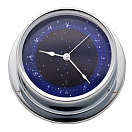 Купить Часы судовые Barigo 120x40мм Ø100мм синий из хромированной латуни 7ft.ru в интернет магазине Семь Футов