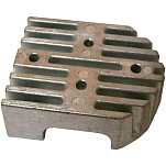 Martyr anodes 194-CM821631Z Mercury Mercruiser Halpha Generation Оцинкованный анод Серебристый Grey