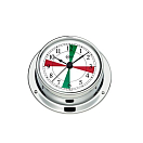 Купить Часы кварцевые Barigo Tempo S 6710CRFS с радиосекторами 88x25мм Ø70мм из хромированной латуни 7ft.ru в интернет магазине Семь Футов