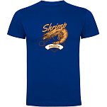 Kruskis CA65500105C069 Футболка с коротким рукавом Seafood Shrimp Голубой Royal Blue S