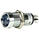 Bep marine 1001102 12V Синий светодиодный индикатор Silver