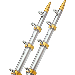 Taco metals 236-OT0442VEL15 Телемонтажник 1-1/8 x 15´´ Серебристый Silver / Silver