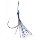 Купить Asari ASHB-2/0 D Barb вспомогательный крюк  Blue / White / Grey 2/0 7ft.ru в интернет магазине Семь Футов