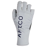 Короткие рыбацкие перчатки Aftco SolPro GLOVEPRO-SI-L L без 5 пальцев серые