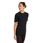 Icebreaker 0a579m001/xl Базовый слой с коротким рукавом Merino Blend 125 ZoneKnit™ Crewe Black 30x25x2