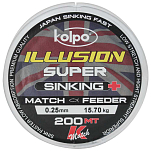 Kolpo 0403010-20 Super Sinking 200 m Монофиламент  Black 0.200 mm