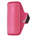 Nike N0001266611OS нарукавная повязка Lean Plus  Aster Pink / Black / Silver