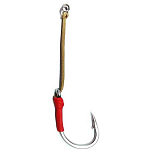 Sea monsters SMAJISJ110M Jigging Inox SJ Связанные Крючки Красный Black 11/0 