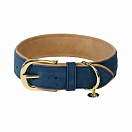 Купить Kentucky 42559-03-S Мягкий ошейник из веганской кожи Navy / Beige 38-44 cm 7ft.ru в интернет магазине Семь Футов