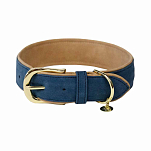 Kentucky 42559-03-S Мягкий ошейник из веганской кожи Navy / Beige 38-44 cm