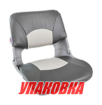 Кресло складное мягкое SKIPPER, серый/темно-серый (упаковка из 2 шт.) Springfield 1061017_pkg_2