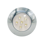 Светильник светодиодный Lalizas AquaLED 70673 IP67 0,4 Вт 12/24 В 75 мм хромированный корпус