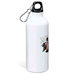 Kruskis MD4049S101C125 Fighter Алюминиевая бутылка для воды 800ml Белая White