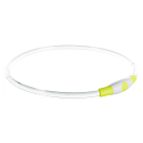 Купить Trixie 12661 Flash Light USB Воротник Бесцветный Green L-XL 7ft.ru в интернет магазине Семь Футов