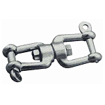 Sea-dog line 354-182306 Jaw Jaw Поворотная скоба Серебристый Stainless Steel 6 mm 