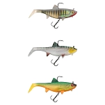 Fox rage NRE514-UNIT Мягкий приманка Wobble Replicant 55g 140 mm Серебристый Original Stickleback