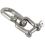 Вертлюг Sumar 03108_swivel_pkg_5 пруток Ø8мм нагрузка 499/1250кг рым/скоба 5шт/уп из нержавеющей стали AISI316