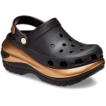 Crocs 210368-072-m6w8 Деревянные башмаки Mega Crush Metallic Black / Gold 35x25x15 EU 38