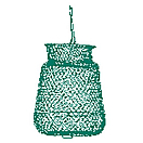 Купить Evia UN3549 Metallic Wire Baskets Round With Neck 9 mm Зеленый Green 34 x49 cm  7ft.ru в интернет магазине Семь Футов