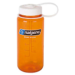 Nalgene 21781316 Бутылка с широким горлом 500ml Белая Orange / Loop-Top White