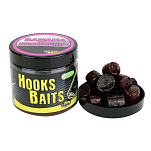 Pro elite baits C8433902 Hook Liquid Booster Банан И Клубника 200ml Пеллеты Черный 14 / 20 mm 