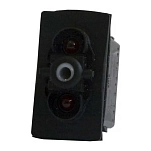 Pros npe-302-npe Переключатель Вкл-Вкл-Выкл Red (12V) 5x5x2 Double Pole