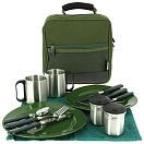Купить Ngt fla-cutlery-109 набор столовых приборов Deluxe Green 25x12x12 7ft.ru в интернет магазине Семь Футов