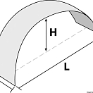 Galvanized iron mudguard, 14". wheels, wide version 02.012.16