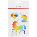Купить Equikids 901601003 3 Embroided Love Unicorn Наклейки Золотистый 7ft.ru в интернет магазине Семь Футов