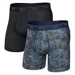 SAXX Underwear sxpp2g.mxb.xxl трусы-боксёры Quest Quick-Dry Mesh 2 Единицы Matrix Camo / Black 20x10x4 2XL