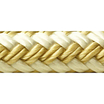 Seachoice 50-40991 Fender Line 100 9 mm Double Braided Nylon Rope Золотистый Gold / White 1.8 m 