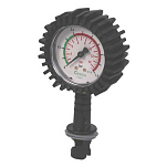 Oem marine CER7902 Манометр для надувных лодок Серебристый Black 63 mm