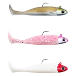Fiiish MS4503 Мягкий приманка Master Shad Combo Medium 6g 75 mm Розовый Khaki